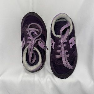 Saucony toddler sneakers purple size 6.5